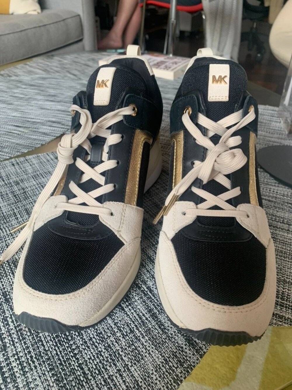 Michael Kors: Georgi Trainer, Wedge Platform Fashion Sneakers
